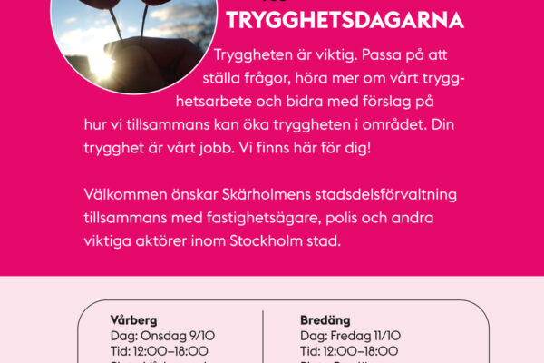 Trygghetsdagarna i Skärholmen 2024