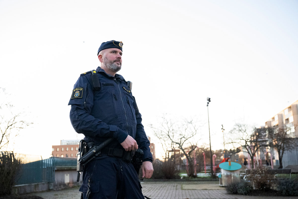 Christoffer Peyre, Kommunpolis, Lokalpolisområde Skärholmen.