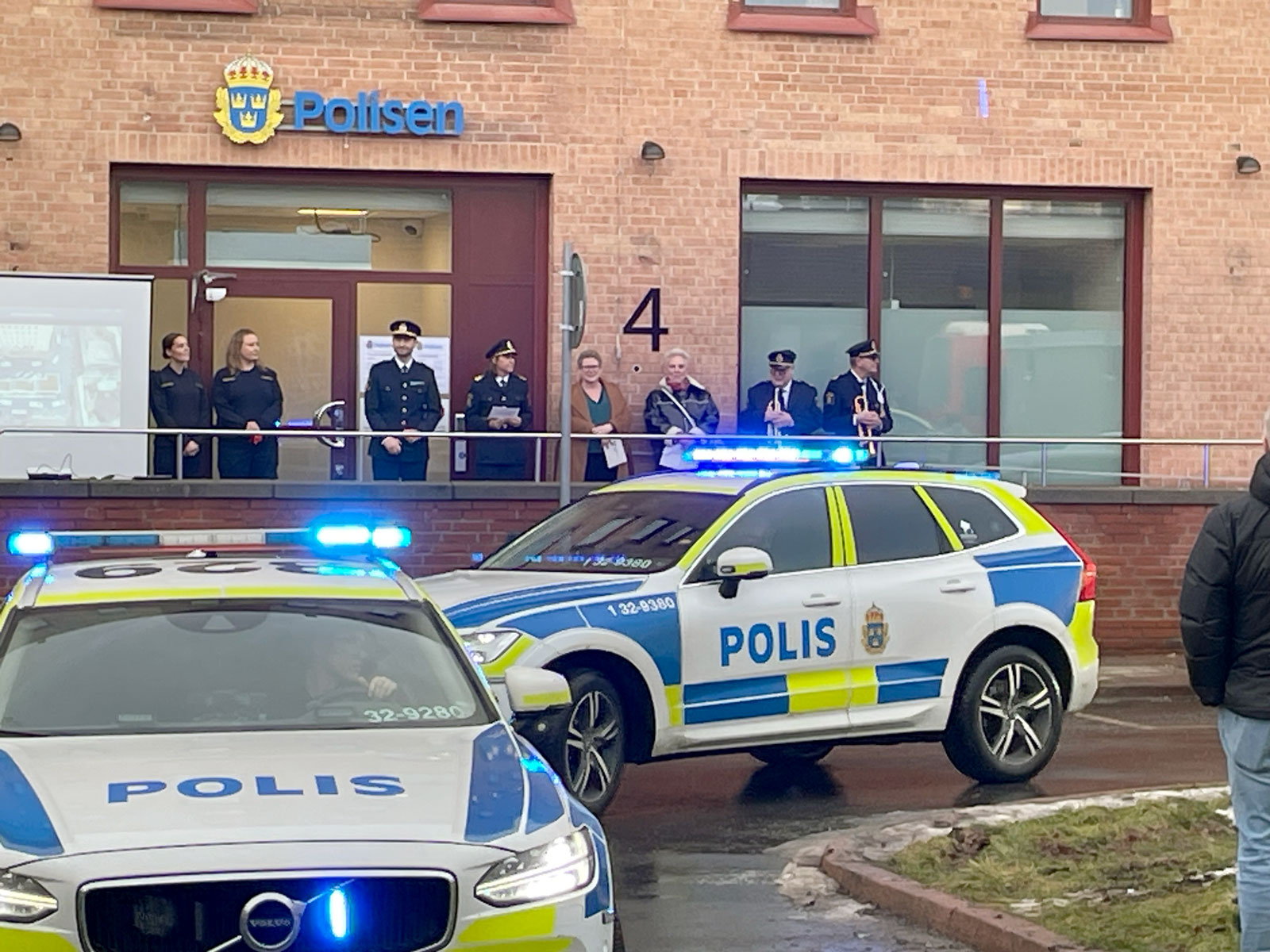 Invigning av nya polishuset i Skärholmen