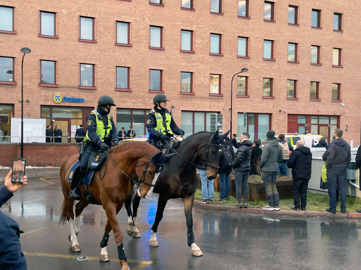 Invigning av nya polishuset i Skärholmen